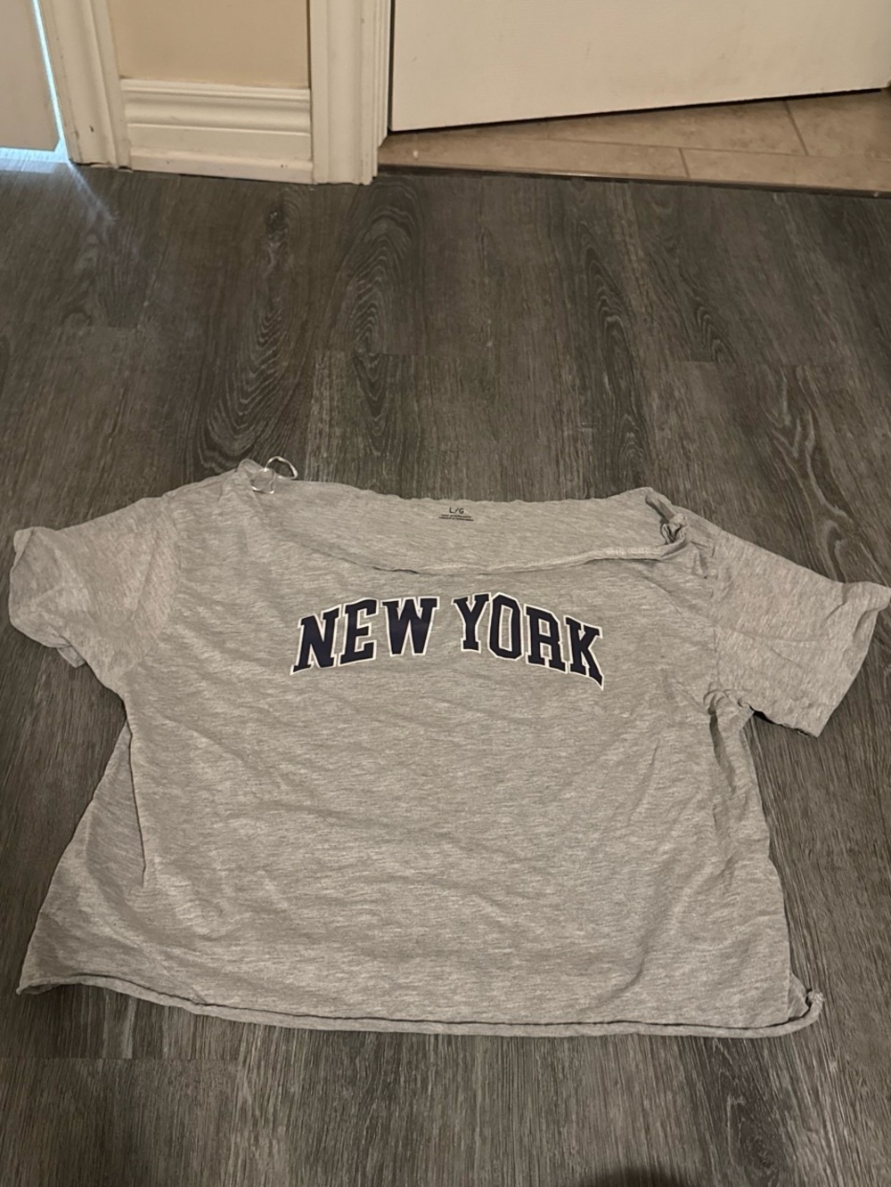 Women's Grey 'New York' Graphic Tee